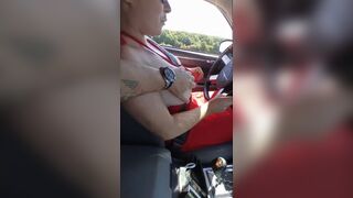 BBW milf craves to take a dick ride in the car - 2 image