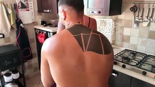 Real couple fucking in the kitchen - 7 image