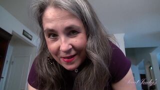 AuntJudys - Your Mature Step-Auntie Grace wants to masturbate with you (POV) - 3 image