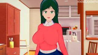 Fucking Deku's Mom Inko Midoriya Until Creampie - My Hero Academia Anime Hentai 3d Uncensored - 1 image