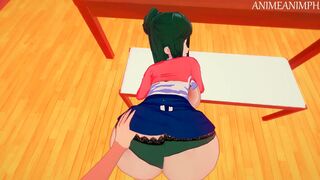 Fucking Deku's Mom Inko Midoriya Until Creampie - My Hero Academia Anime Hentai 3d Uncensored - 8 image