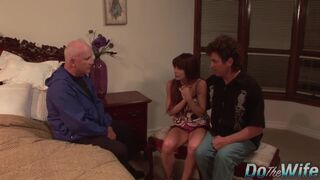 Pleased Cuckold Watches Breasty Housewife Jenla Moore Acquire Slammed