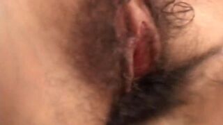 Amateur brunette fucks cock and a cucumber