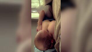 Sexy girl wakes to anal play, rimming, and anal sex, cum in ass - 5 image