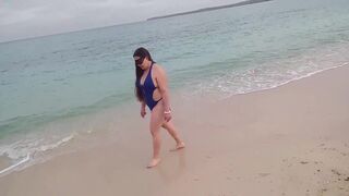 My Stepmother Asked Me To Take Some Pictures Of Her On The Beach The Next Day We Walked And Alone I Filled Her With Cum In Front Of The Sea 2 FULLONXRED - 15 image