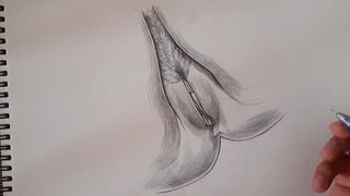 ROUGH PUSSY TREATMENT,A beautiful flower drawing female figure HD Porn, Hardcore, - 13 image