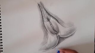 ROUGH PUSSY TREATMENT,A beautiful flower drawing female figure HD Porn, Hardcore, - 14 image
