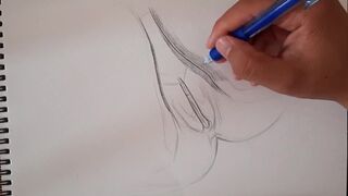ROUGH PUSSY TREATMENT,A beautiful flower drawing female figure HD Porn, Hardcore, - 4 image