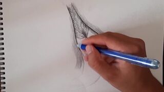 ROUGH PUSSY TREATMENT,A beautiful flower drawing female figure HD Porn, Hardcore, - 7 image