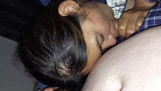 Asian Blowjob Queen BJ and Huge Cum Load - 1 image